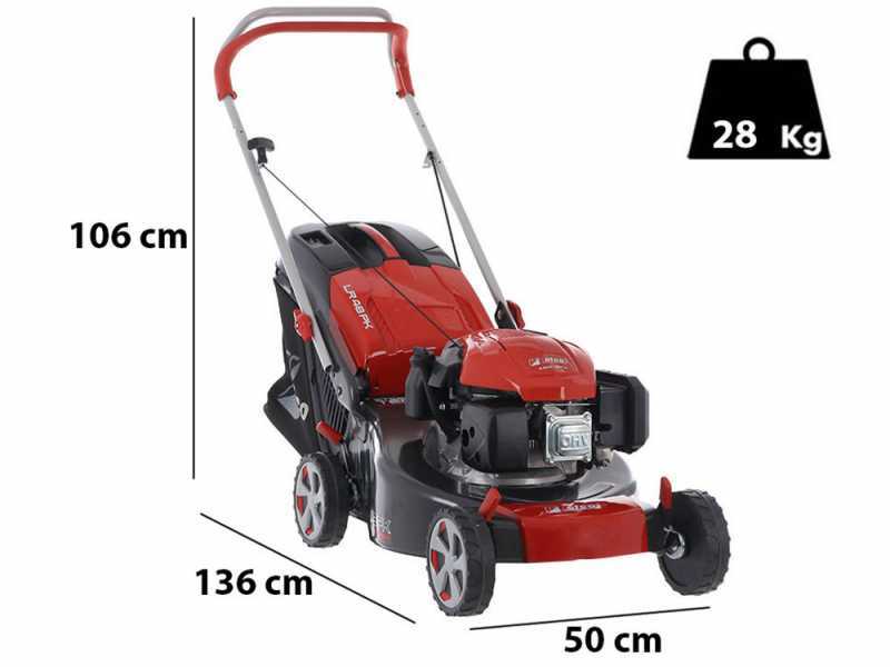 Rasaerba a spinta Efco LR 48 PK Comfort Plus - motore Emak K 605 OHV da 139 cc - sacco di raccolta