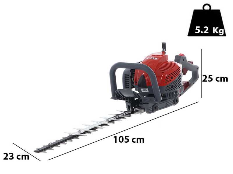 Efco TG 2460 P - Tagliasiepi a scoppio con lama da 60 cm - 21,7 cc