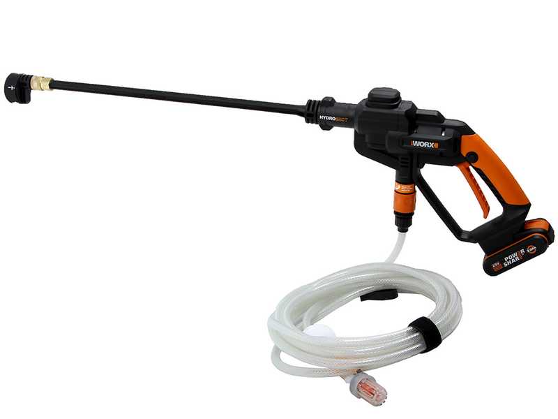 Worx WG620E 20V Lithium - Pistola idropulitrice a pressione - 25 Bar - 120 l/h