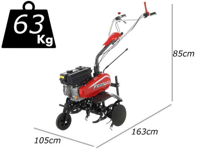 Efco MZ 2098 RKS - Motozappa a benzina 6 HP - Emak K 800 HC OHV da 182cc