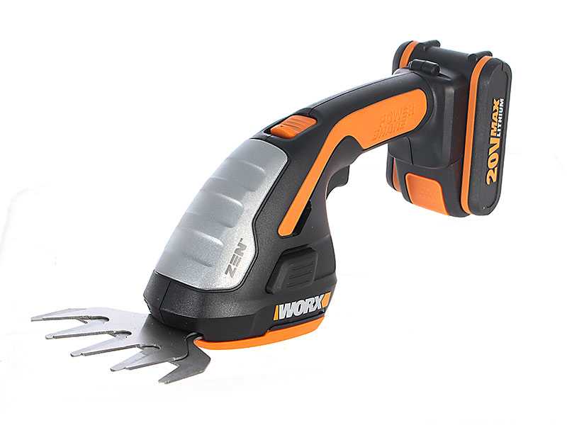 Worx WG801E.9 - Forbice tagliaerba a batteria 4 in 1 - SENZA BATTERIA E CARICABATTERIA