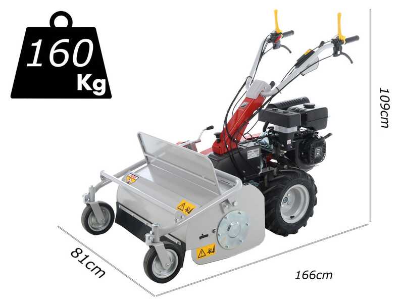 Efco DR 65 K1100H - Trinciaerba professionale a martelli - Motore a benzina 10 HP