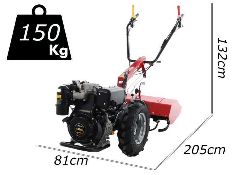 Ginko R710 - Motocoltivatore diesel - Loncin D404F - 11HP
