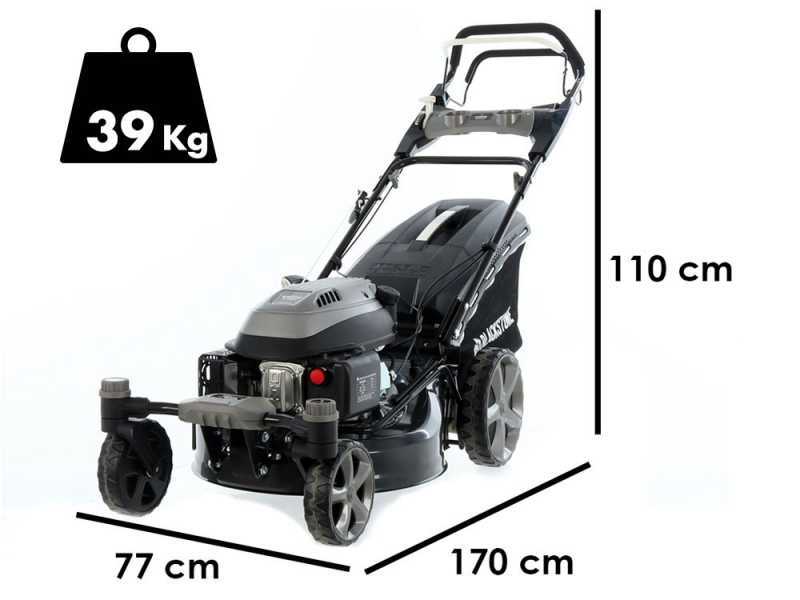 BlackStone SP4X 510 - Tagliaerba a scoppio - Con ruote pivotanti