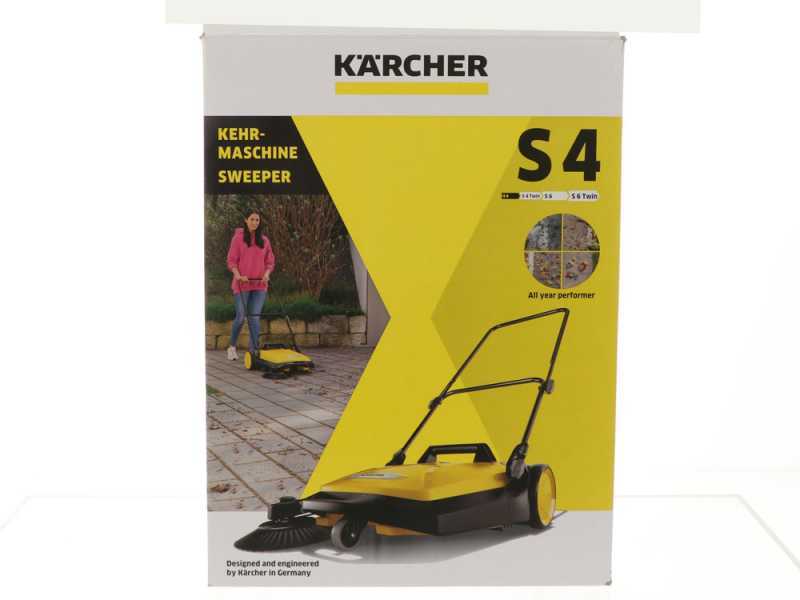 K&auml;rcher S 4 - Spazzatrice manuale a spinta con cesto di raccolta