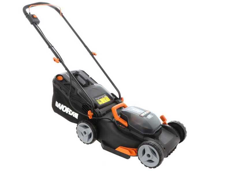 PROMO Worx WG743E - Tagliaerba a batteria - 2x20V/4Ah - Taglio 40 cm
