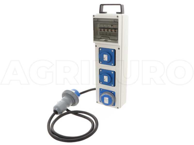 Adattatore multipresa per generatori monofase per alimentazione attrezzature ad alto spunto/assorbimento (fino a 7,2 KW)