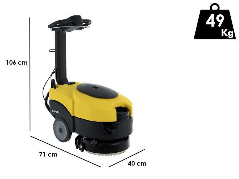 Lavor L1 36E - Lavapavimenti elettrica - 3 in 1: lava, asciuga e aspira 