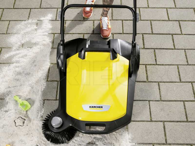 K&auml;rcher S 6 - Spazzatrice manuale a spinta con cesto di raccolta