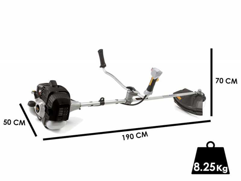 Alpina ABR 52 D - Decespugliatore a scoppio- Impugnatura a manubrio soft grip