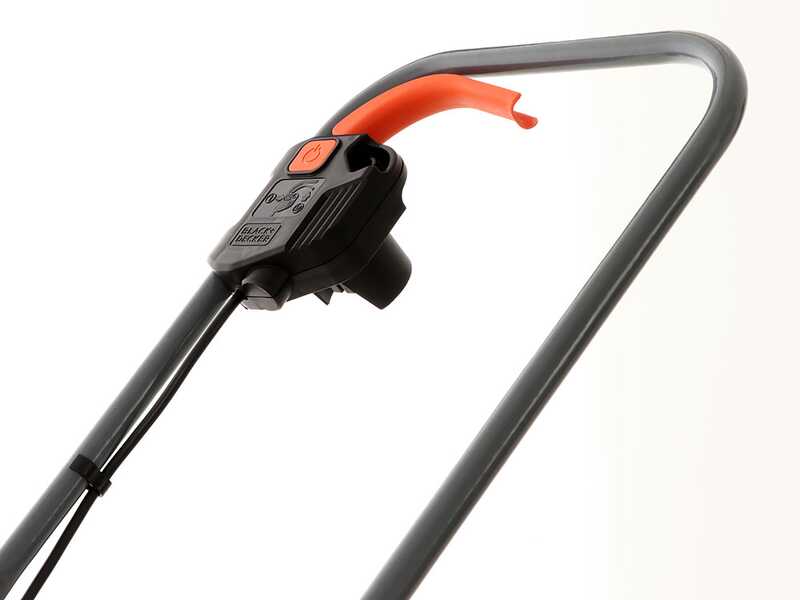 Rasaerba Elettrico BLACK+DECKER 1000W - Taglio 32 Cm, Cesto 30L, 3 Altezze