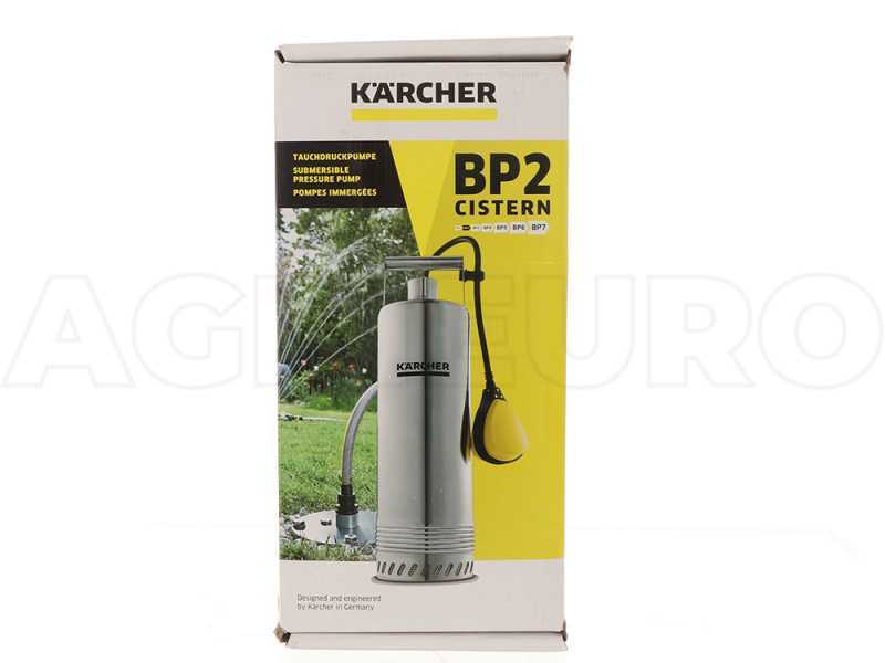 Karcher BP 2 Inox - Pompa sommersa elettrica per acque chiare - 800W