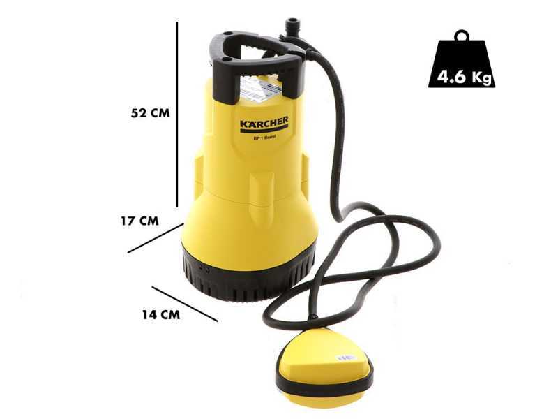 Karcher BP 1 - Pompa sommersa elettrica acque chiare - 400W
