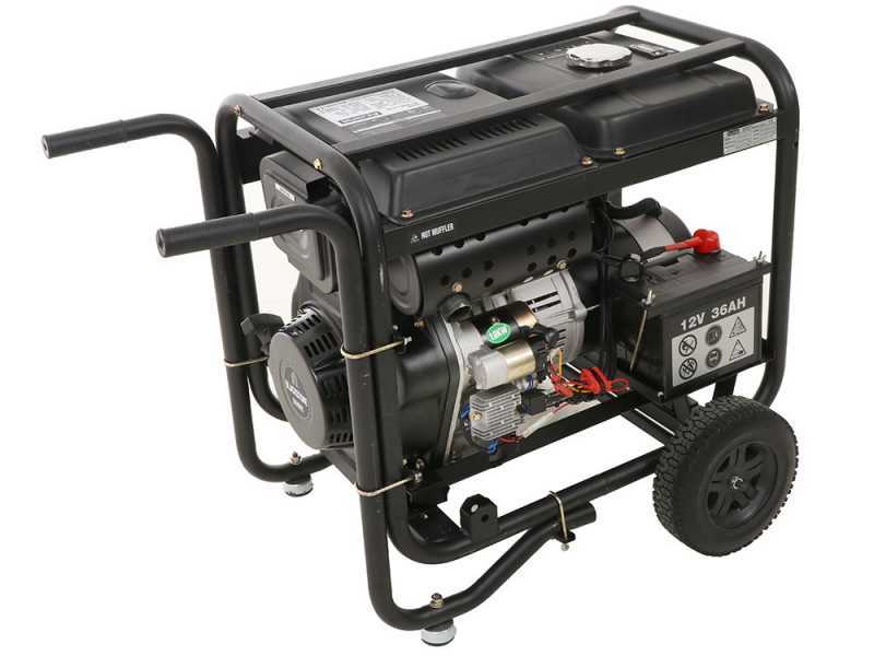 BlackStone OFB 4000 D - Generatore di corrente diesel con AVR 3.1 kW - Continua 2.8 kW Monofase