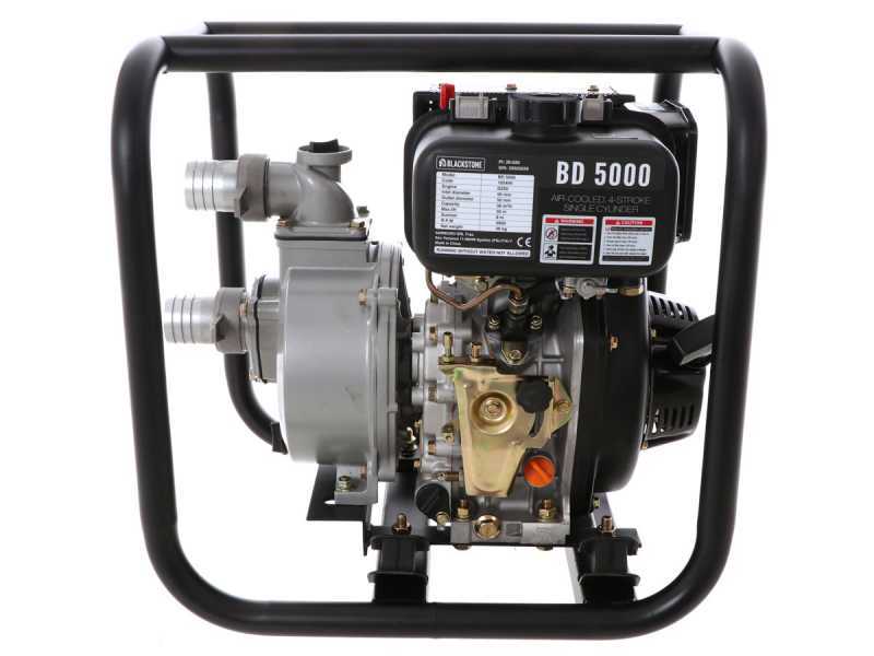 BlackStone BD 5000 - Motopompa diesel autoadescante - Raccordi 50 mm