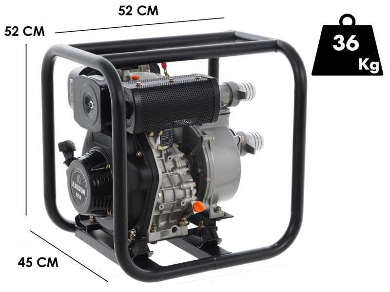 BlackStone BD 5000 - Motopompa diesel autoadescante - Raccordi 50 mm