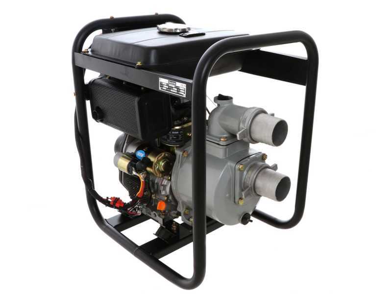 BlackStone BD 8000ES - Motopompa diesel avviamento elettrico - Raccordi 80 mm