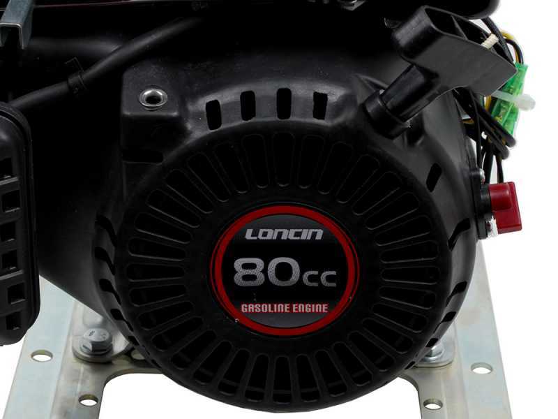 Kit motopompa irroratrice Comet MTP MC 25 Loncin e carrello Dal Degan con serbatoio 150L