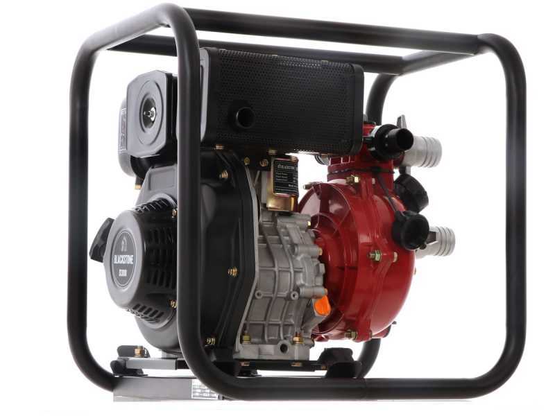 Motopompa diesel BlackStone BD-H 5000 raccordi 50 mm - 2 pollici - alta prevalenza - 6 Hp - Euro 5
