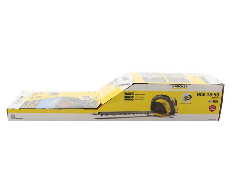 Karcher HGE 18-45 - Tagliasiepi a batteria litio 18V/2.5Ah - Lama da 45 cm
