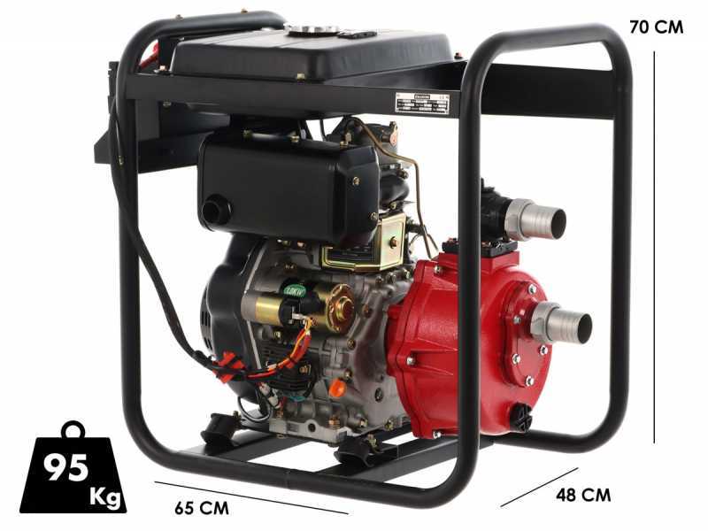 BlackStone BD-HH 5100 - Motopompa diesel alta prevalenza - Raccordi 50 mm