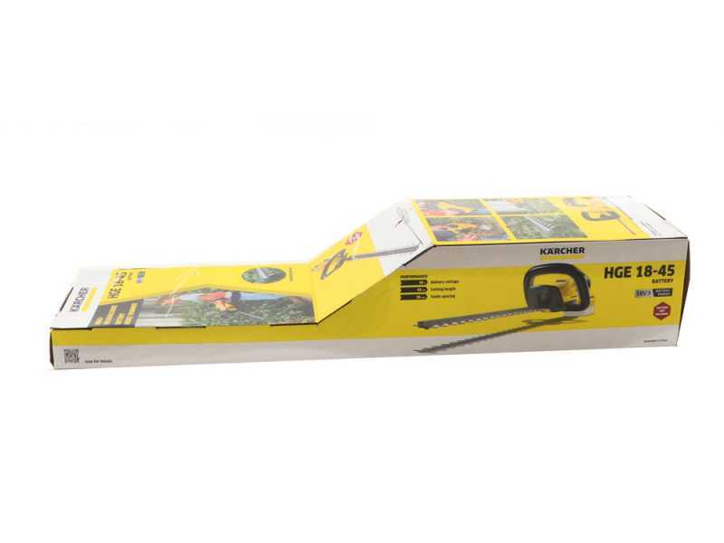 Karcher HGE 18-50 - Tagliasiepi a batteria 18V/2.5Ah - Lama da 50 cm