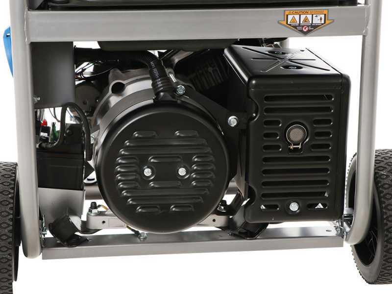 BlackStone BG 6050 - Generatore di corrente carrellato a benzina con AVR e avv.elettrico 4.3 kW - Continua 4 kW Monofase