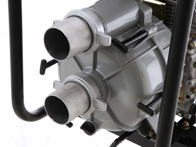 BlackStone BD-T 8000ES - Motopompa diesel per acque nere sporche - Raccordi 80 mm