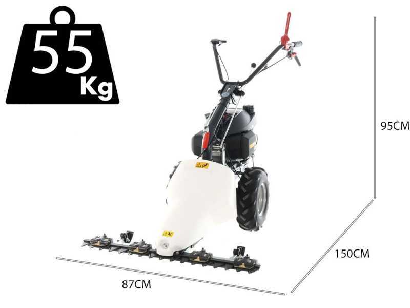 Eurosystems P55 - Motofalciatrice multifunzione bilama - Honda GCVX 170