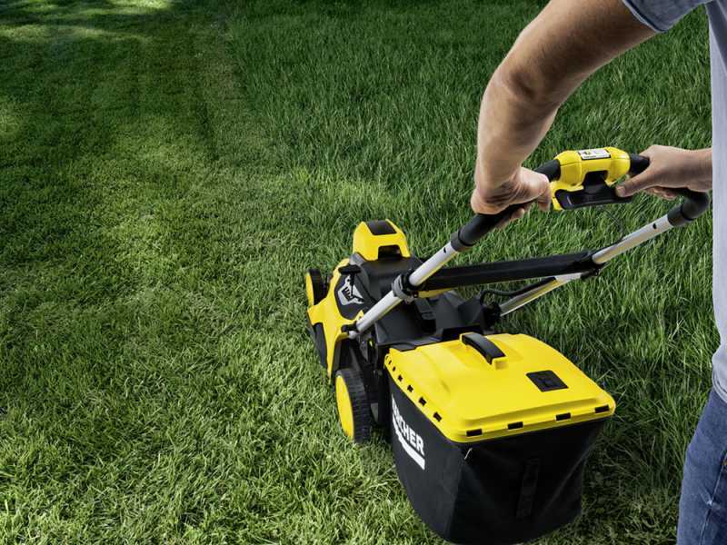 Rasaerba elettrico a batteria K&auml;rcher LMO 36-46 - batteria da 36 V 5 Ah