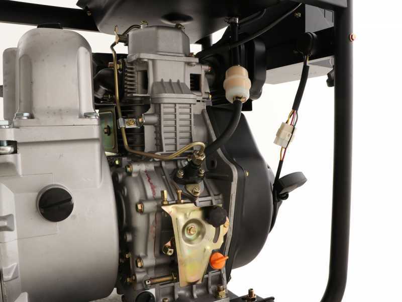 BlackStone BD-ST 10000ES - Motopompa diesel per acque nere sporche - Raccordi 100 mm