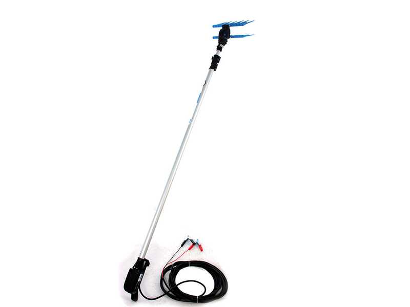 Campagnola Elektra - Asta in alluminio - 245 - 330 cm - Abbacchiatore elettrico a batteria