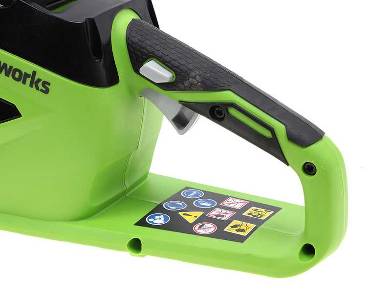 Greenworks GD40CS15 - Elettrosega a batteria 40V - Lama da 35cm