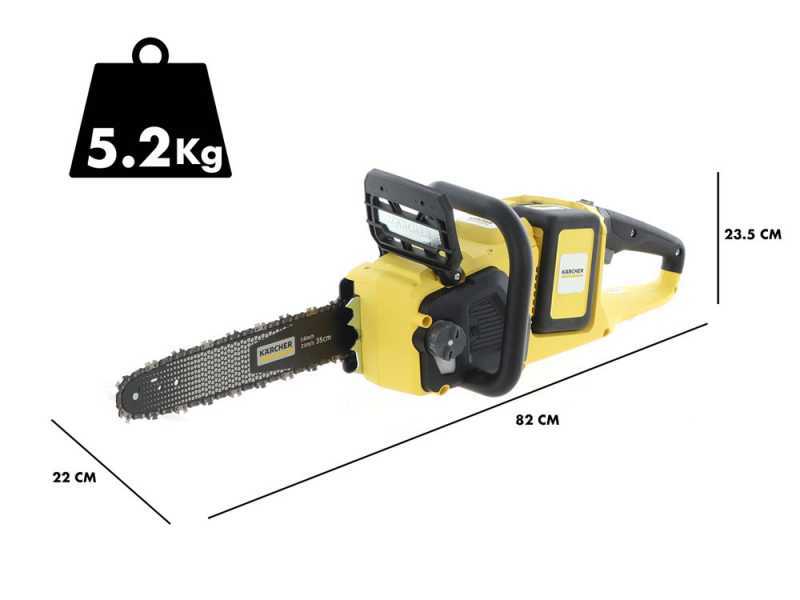 Karcher CNS 36-35 - Elettrosega a batteria 36V 2.5 Ah - Lama da 35cm