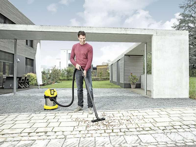 Karcher WD 3 Premium Battery 36 V - Aspirapolvere multiuso a batteria 36V 2.5Ah - Solidi liquidi e soffiatore