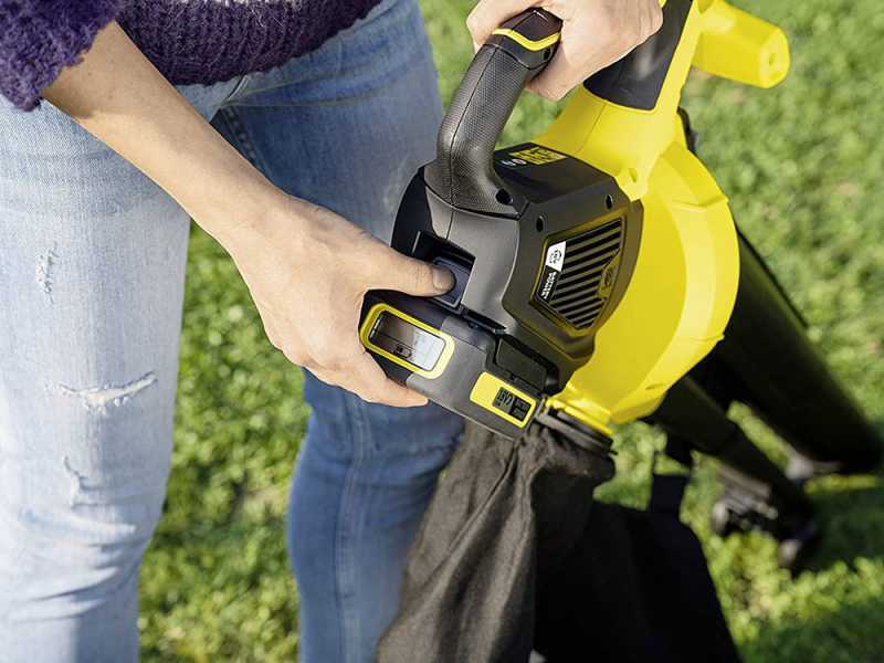 Karcher BLV 18-200 - Soffiatore aspiratore per foglie a batteria 18V 2.5Ah