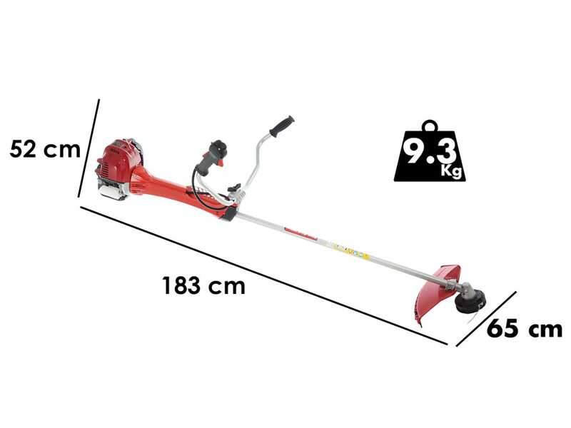 Bird Blue Bird TJ53E PRO M - Decespugliatore a scoppio 2 tempi - Motore Kawasaki TJ 53 E