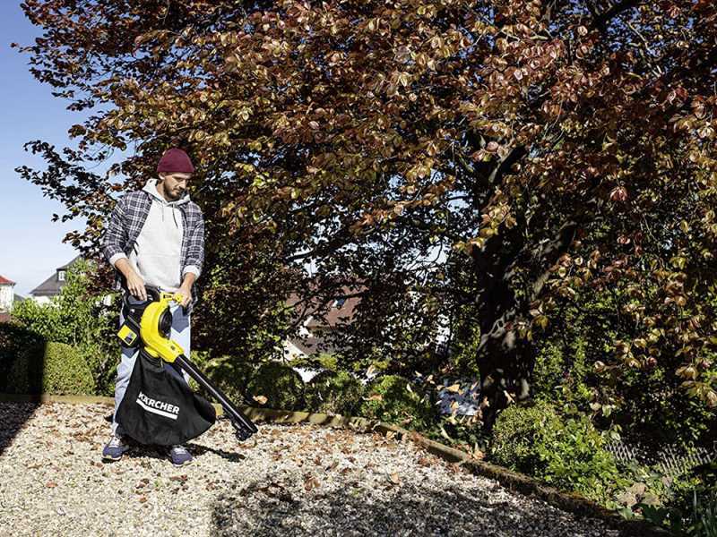 Karcher BLV 36-240 - Soffiatore aspiratore per foglie a batteria 36V 2.5Ah