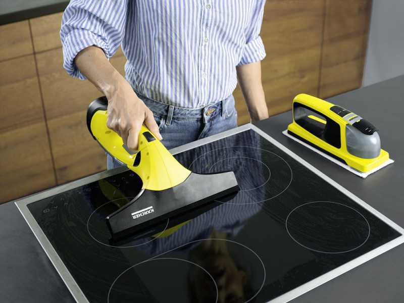 LAVA ASCIUGA VETRI FINESTRE LAVAVETRI ASPIRAGOCCE A BATTERIA WV5 PREMIUM KARCHER 