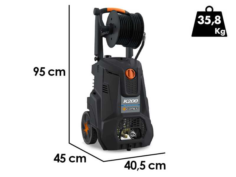Comet K 200 10/150 Extra - Idropulitrice a freddo - 150 bar - 600 l/h