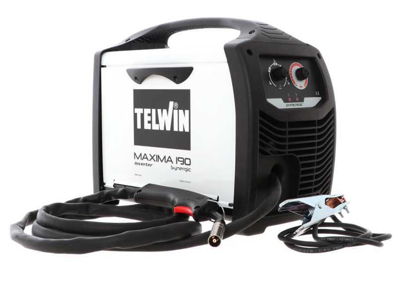 Telwin Maxima 190 Synergic - Saldatrice Inverter Multiprocesso (MIG-MAG/FLUX/BRAZING)