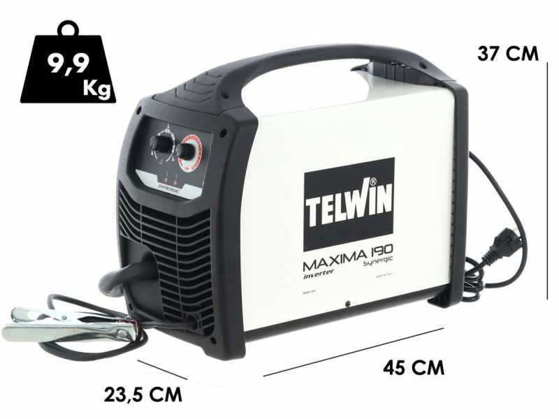Telwin Maxima 190 Synergic - Saldatrice Inverter Multiprocesso (MIG-MAG/FLUX/BRAZING)