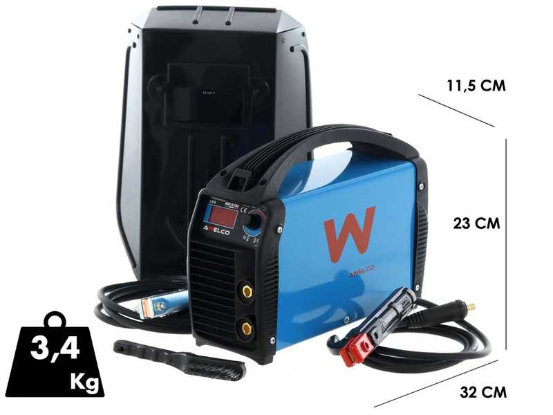 Awelco Mikro 184 - Saldatrice Inverter (MMA) + Valigetta, corrente continua (DC)
