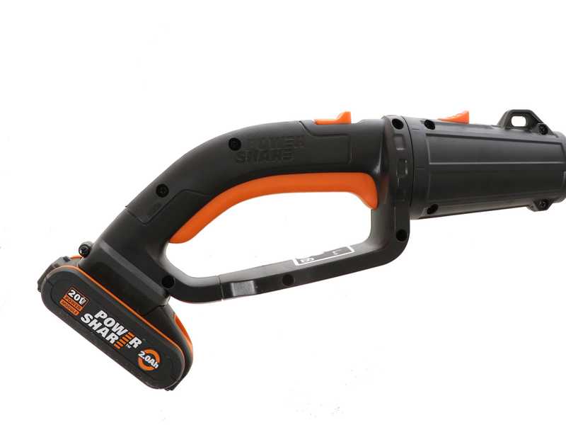 Worx WG349E - Potatore a batteria su asta telescopica - 2Ah da 20V