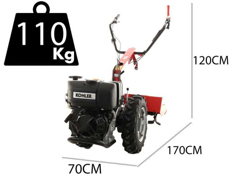 Ginko 706 - Motocoltivatore diesel - Kohler KD 15 350 - 9.5HP