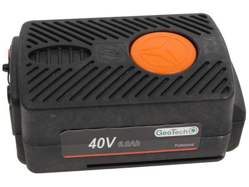 Geotech CAR 150T - Carriola elettrica a batteria 40V 6Ah con ruote traktor