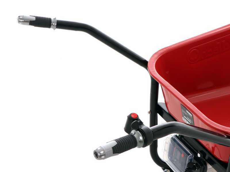 Geotech CAR 150T - Carriola elettrica a batteria 40V 6Ah con ruote traktor