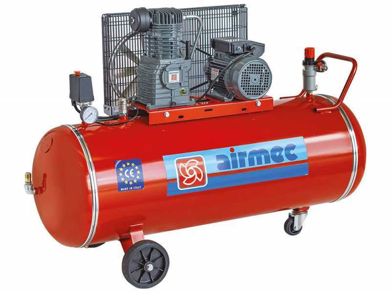 Airmec CR 203 - Compressore aria con motore elettrico trifase serbatoio aria 200 lt