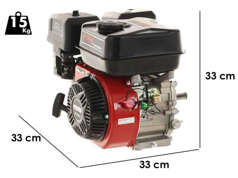 Motore a scoppio GeoTech-Pro 212 cc ad albero orizzontale monocilindrico 4 tempi