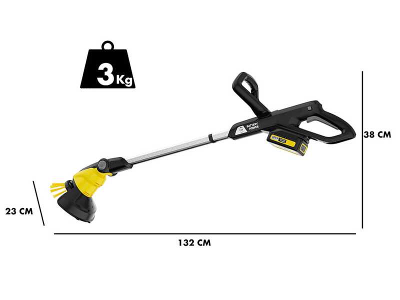 Karcher WRE18-55 - Rimuovi erbacce a batteria - 18V 2.5Ah